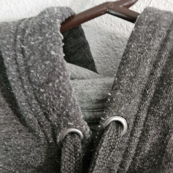 Champion Logo Gray Hoodie, size Large - Picture 3 of 5